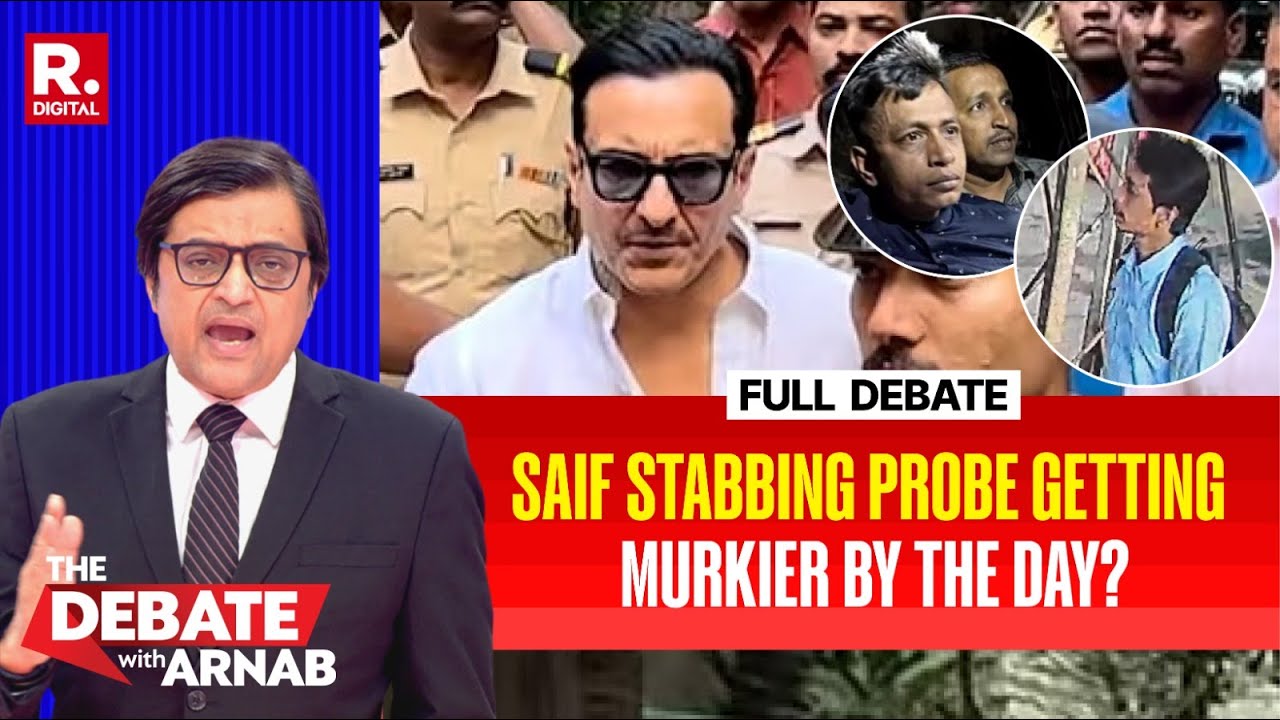The Debate With Arnab: What's The Saif Ali Khan Stabbing Mystery That's Amiss