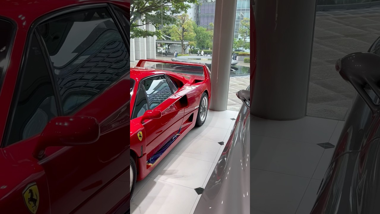Stunning Ferrari F40 at Bingo Sports Tokyo!! 🔴🇯🇵🏯