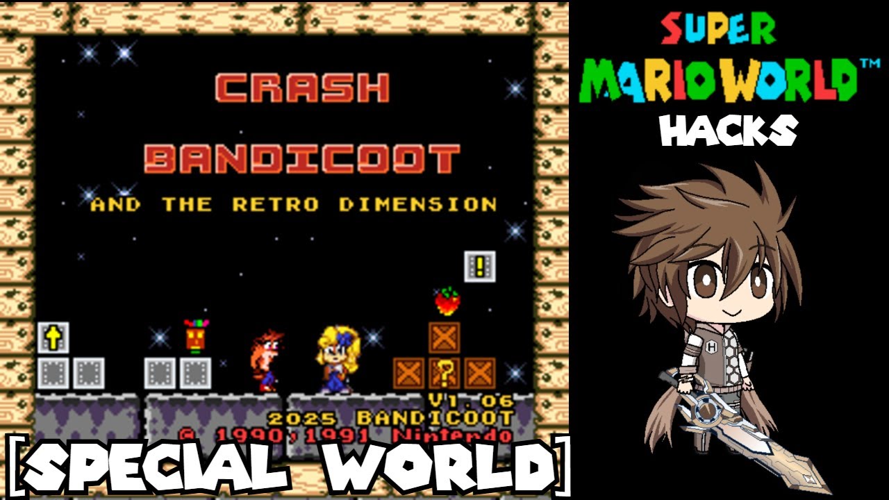 SMW Hack: Crash Bandicoot and the Retro Dimension - Special World