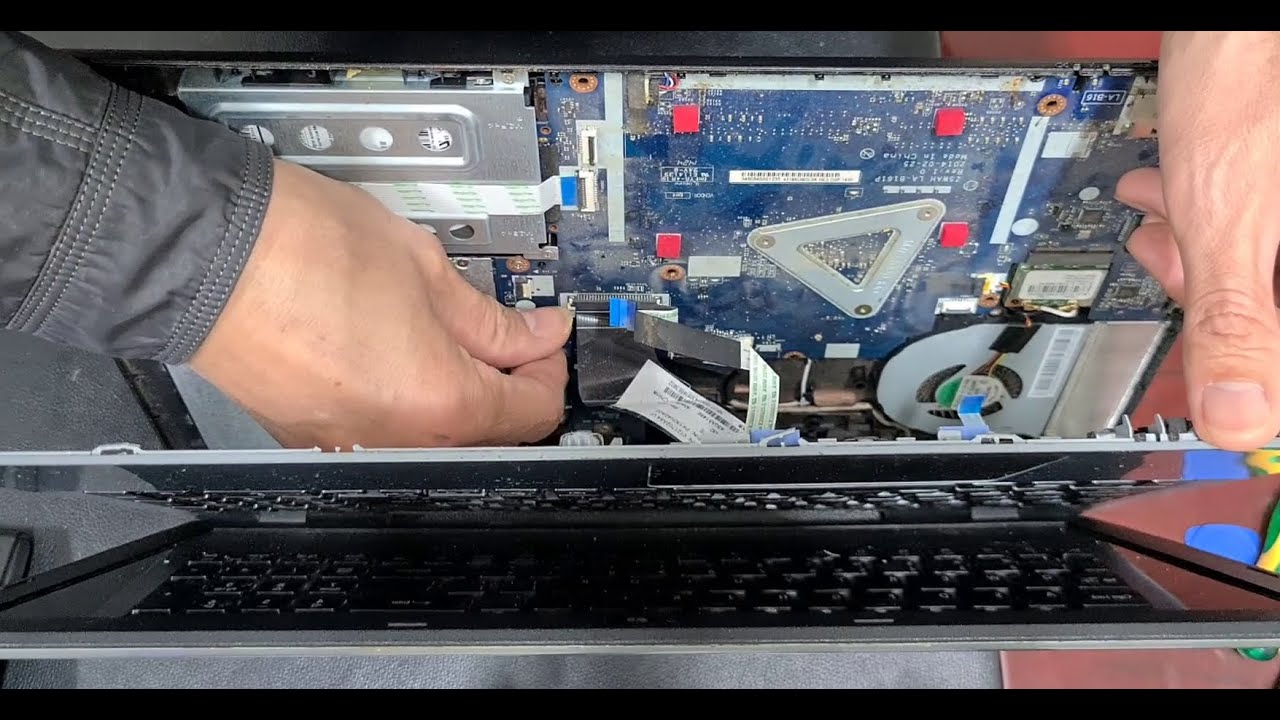 Disassembly Acer E5-571/E5-531  to remove and replace, hard drive, keyboard, Wifi, RAM, cooling fan.