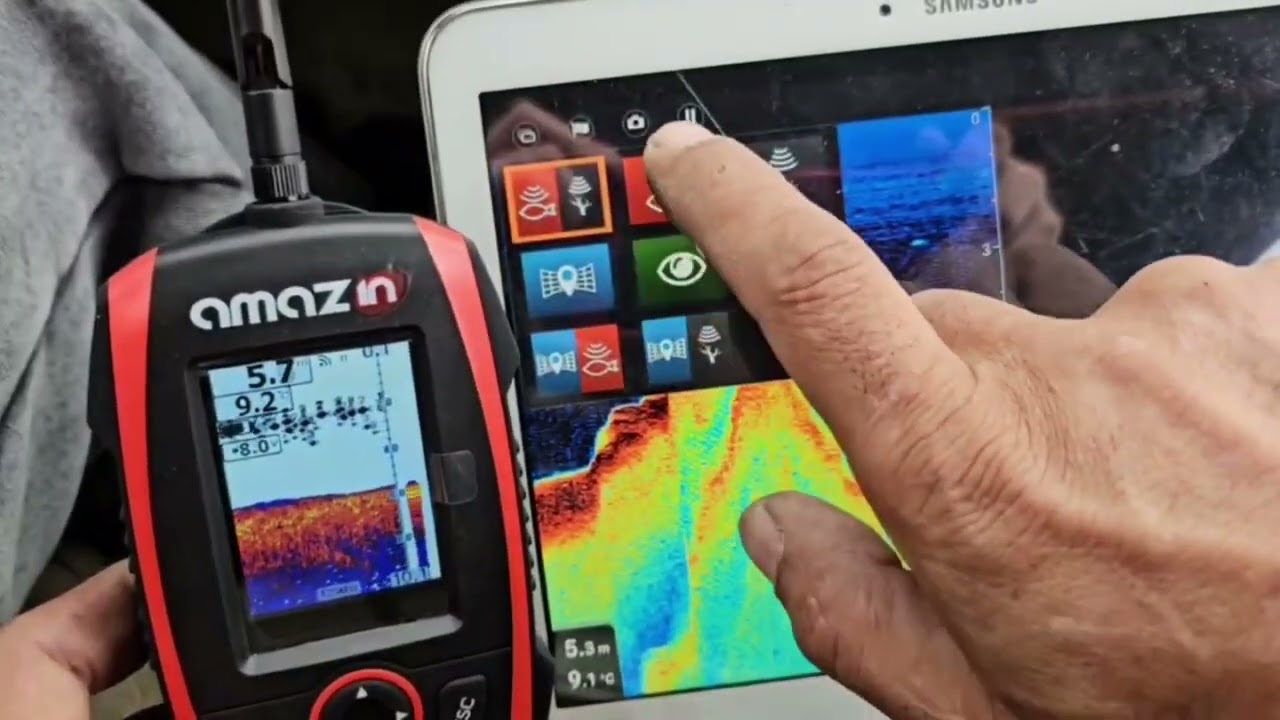 Тест эхолота Amazin FF777  CWLS- сравнение с эхолотом  Raymarine за 85000 руб