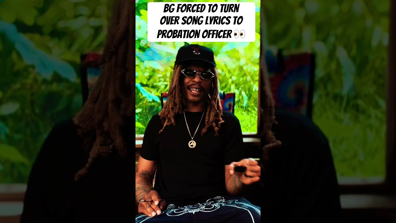 BG Forced To Turn Over Song Lyrics To Probation Officer 👀 #bg #shorts
