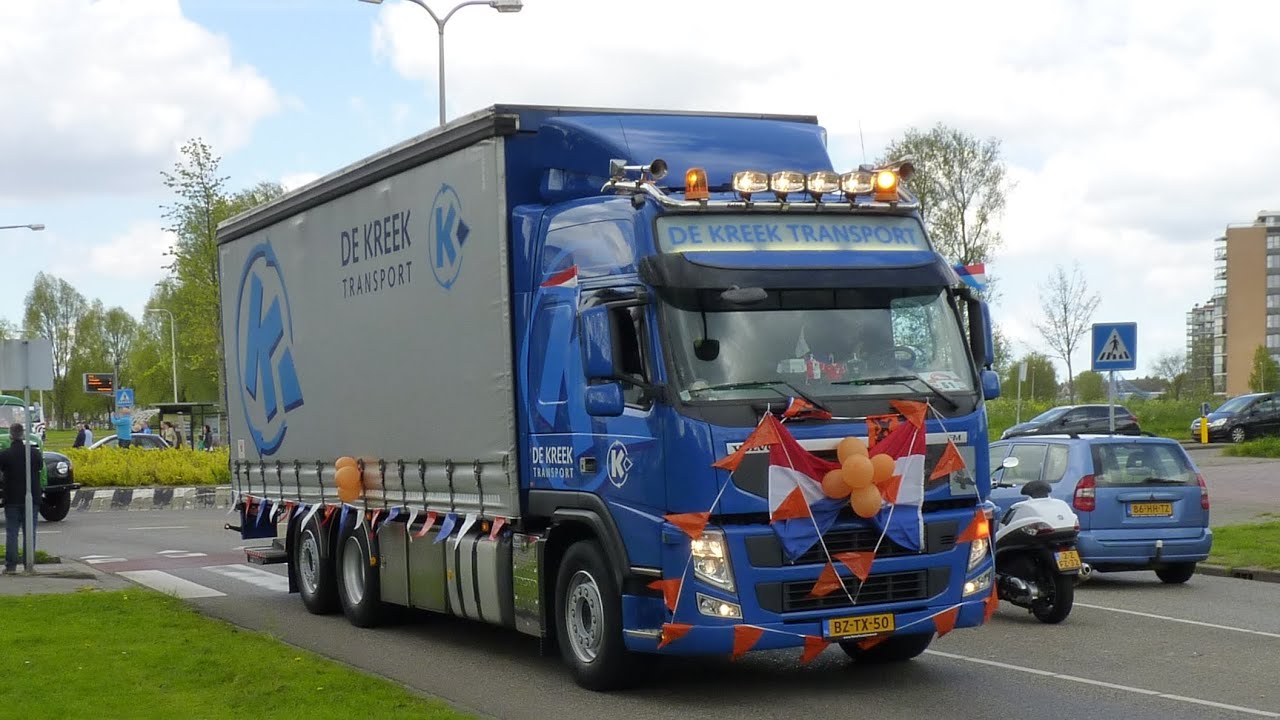 LKW, trucks, vrachtwagens, truck parade Koningsdag, Ridderkerk, 27 april 2015