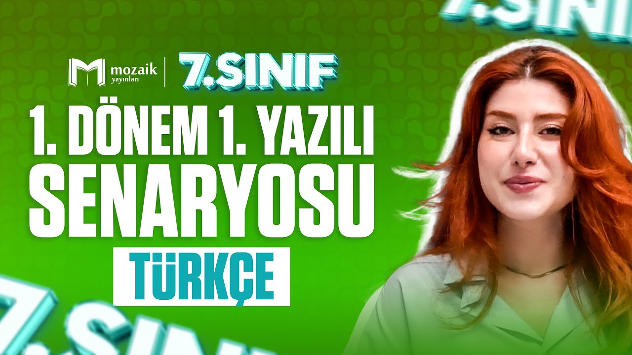 7. Sınıf Türkçe 1. Dönem 1. Yazılı Provası #2025