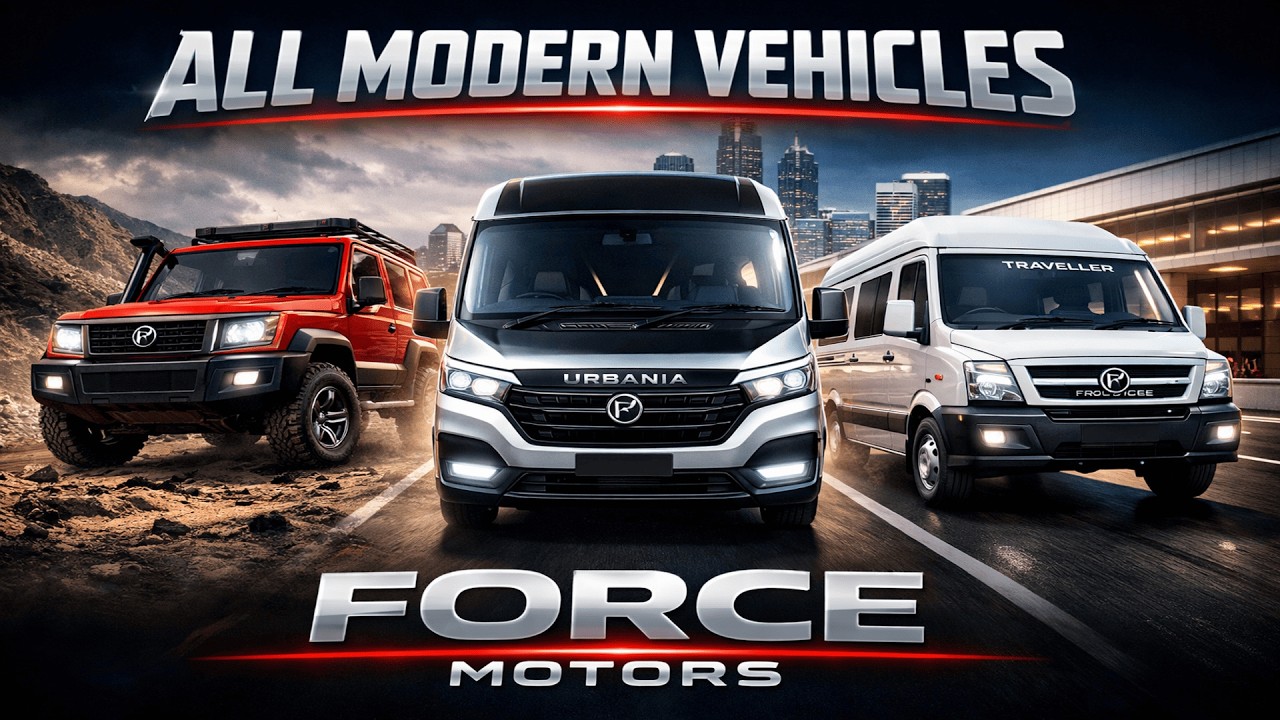 Force Motors Full Lineup: Gurkha, Urbania, Traveller & Trax
