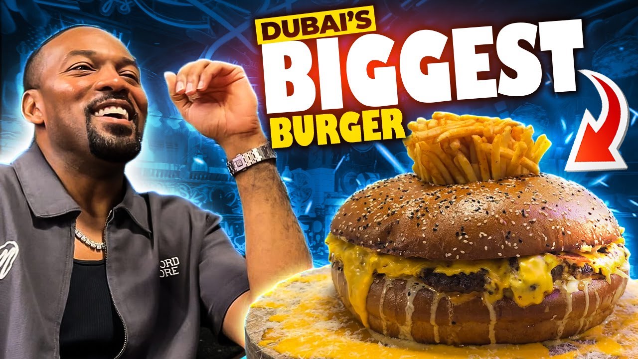 Dubai Biggest Burger: Eating a Giant 5kg Cheeseburger at Bossman's Burgr Factory