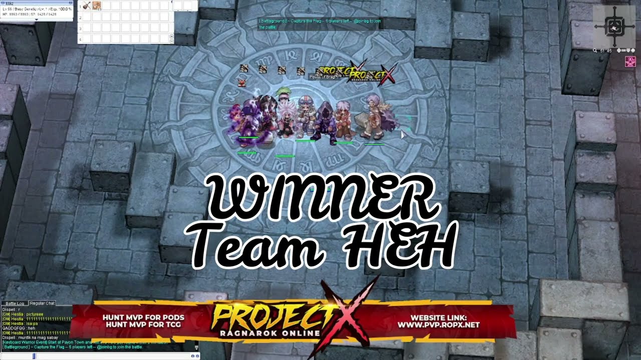 PROJECT X RAGNAROK ONLINE, 7V7 EVENT!
