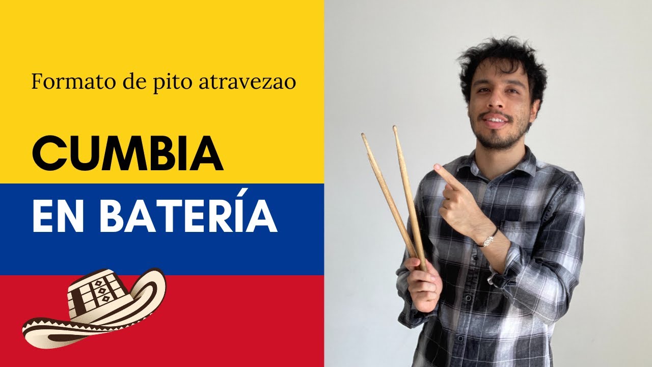 ▶ CUMBIA COLOMBIANA en BATERÍA 🥁 por Miguel Padilla 🎵