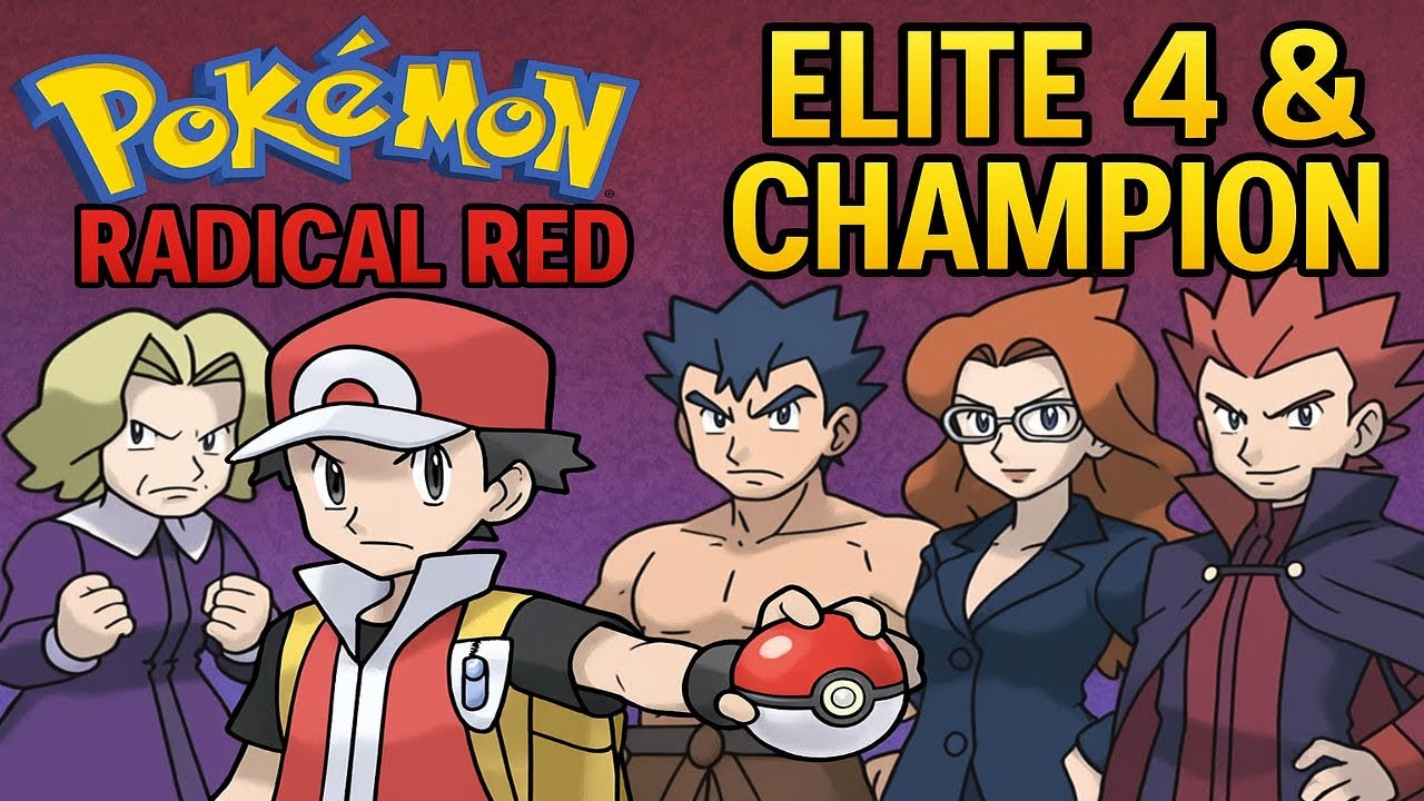 Pokemon Radical Red 4.1 - Elite 4 & Champion (Normal Mode)