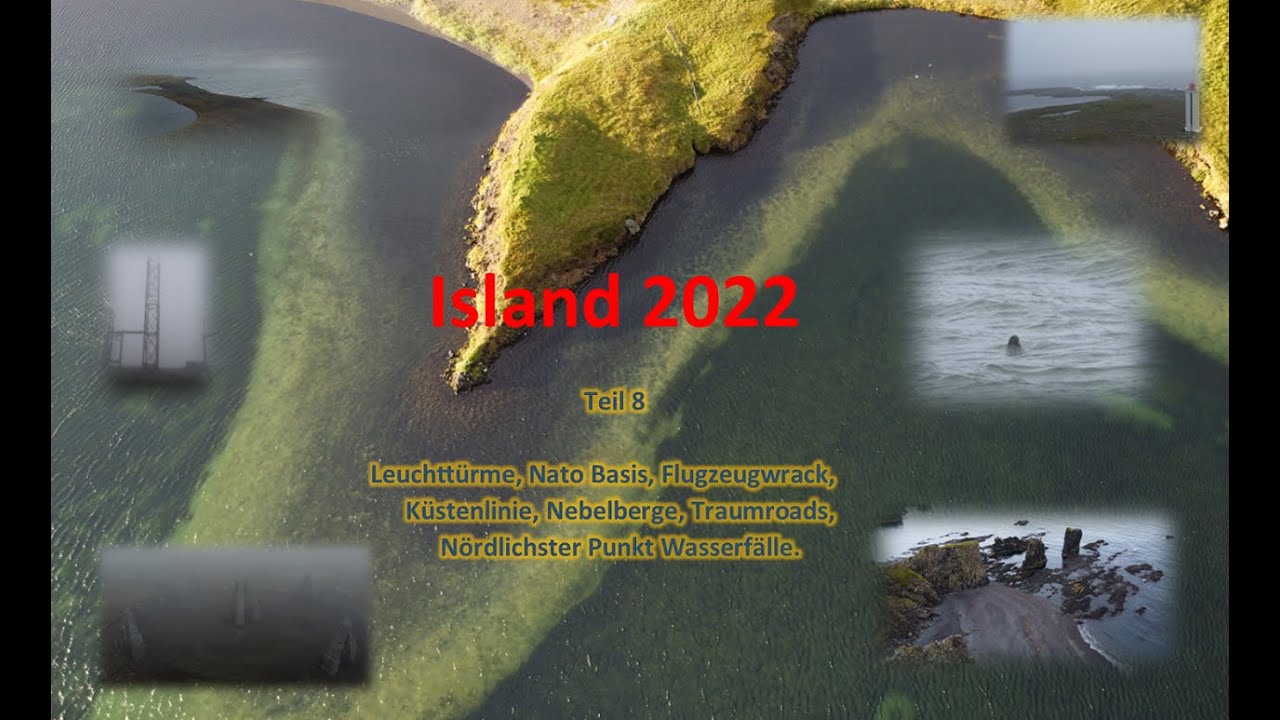 Island 4K 2022 Teil 8 by Snowfex | Urlaub Wasserfälle, Nato Basis, Flugzeugwrack, Küste, Traumstrand