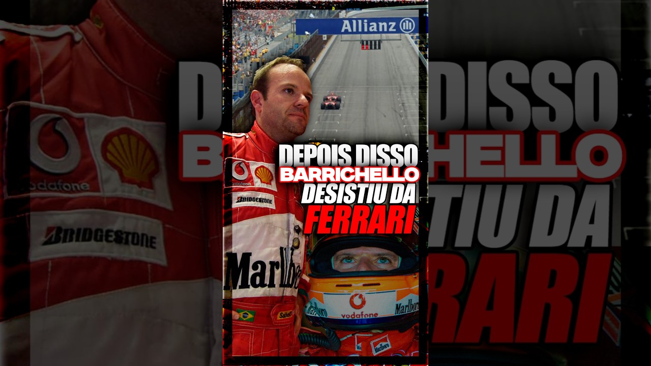 F1 : Barrichello desistiu da Ferrari.#f1 #f1shorts #barrichello #schumacher #ferrarif1 #f1driver