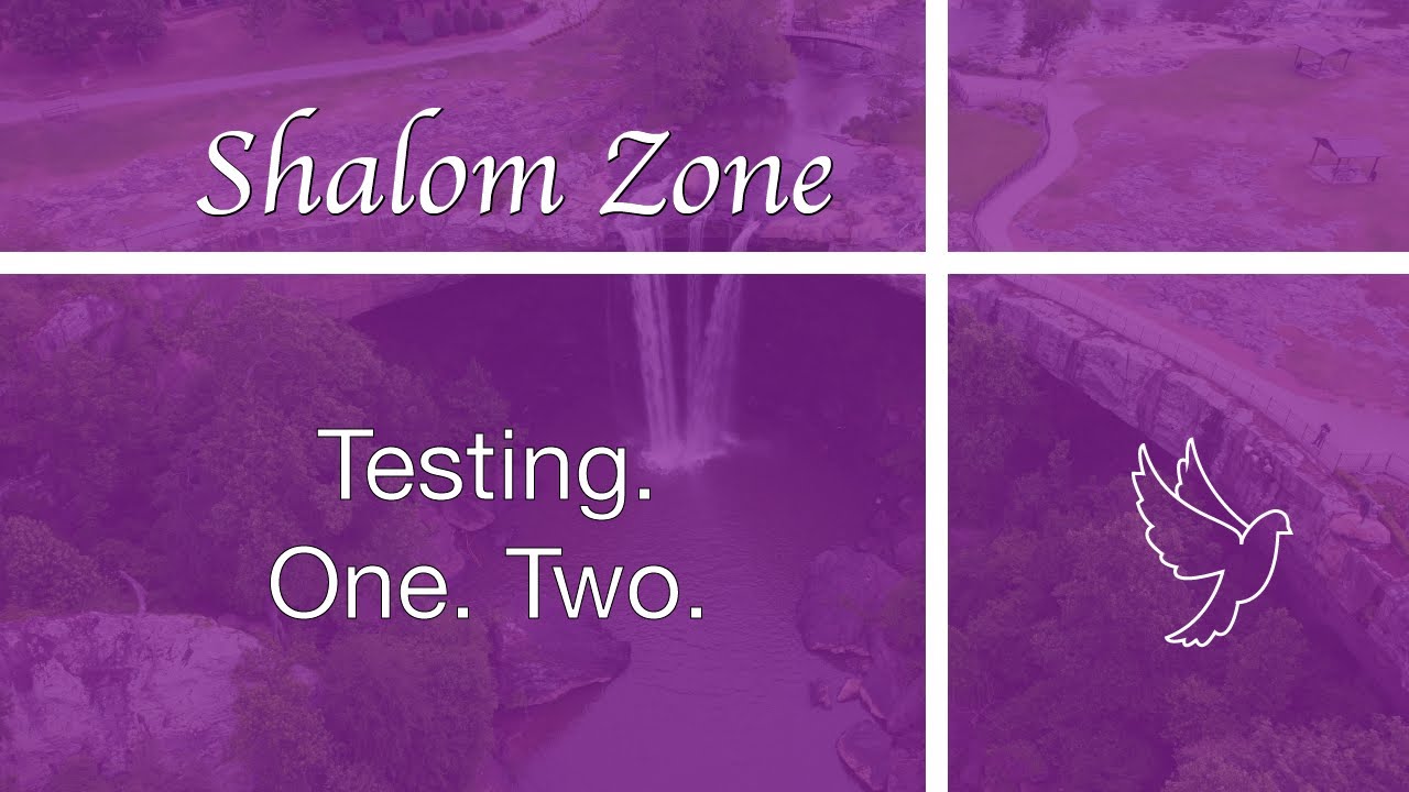 Testing. One. Two.