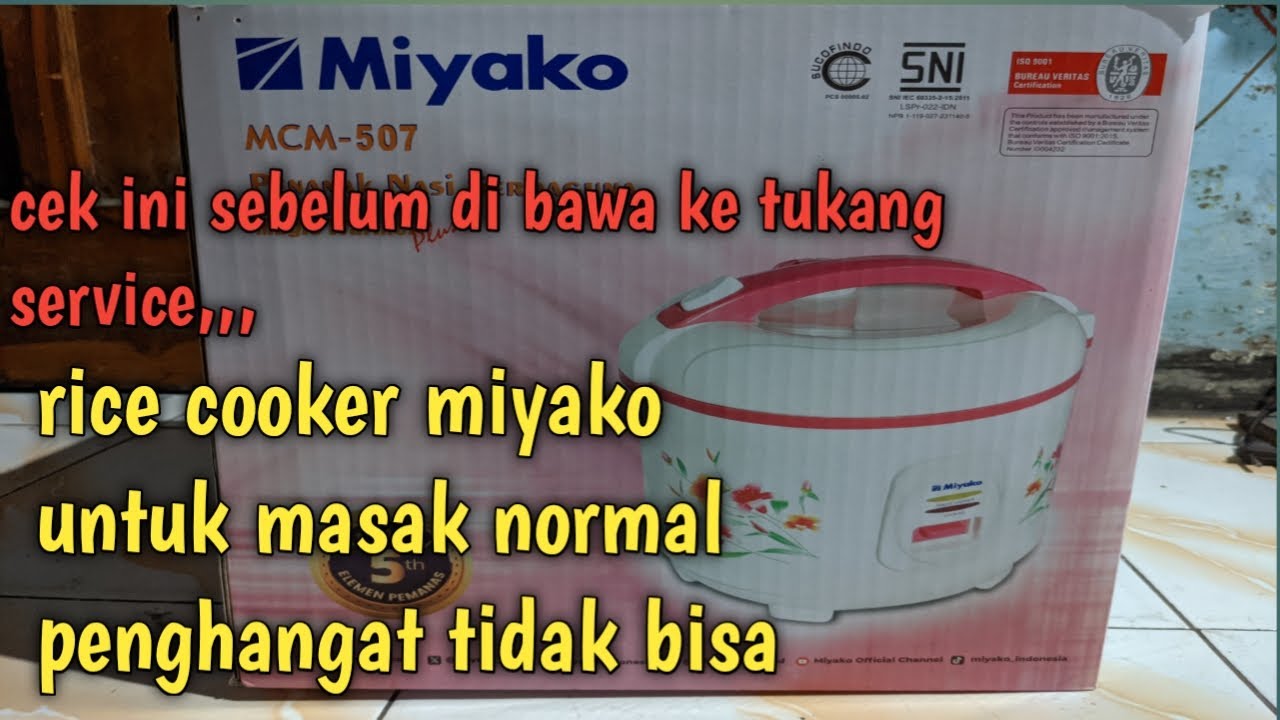 magic com miyako masak normal penghangat tidak panas