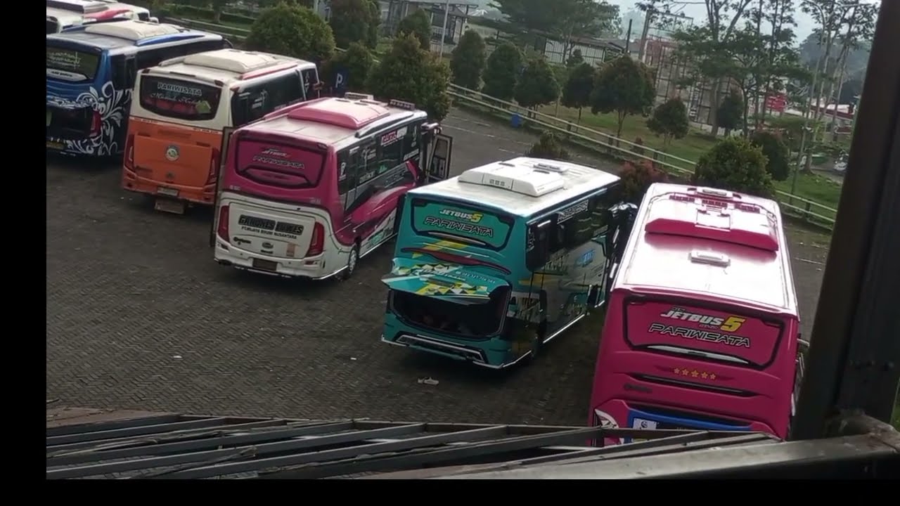 Hunting bus Terminal wisata Gedong Songo situasi hari Minggu dan Selasa