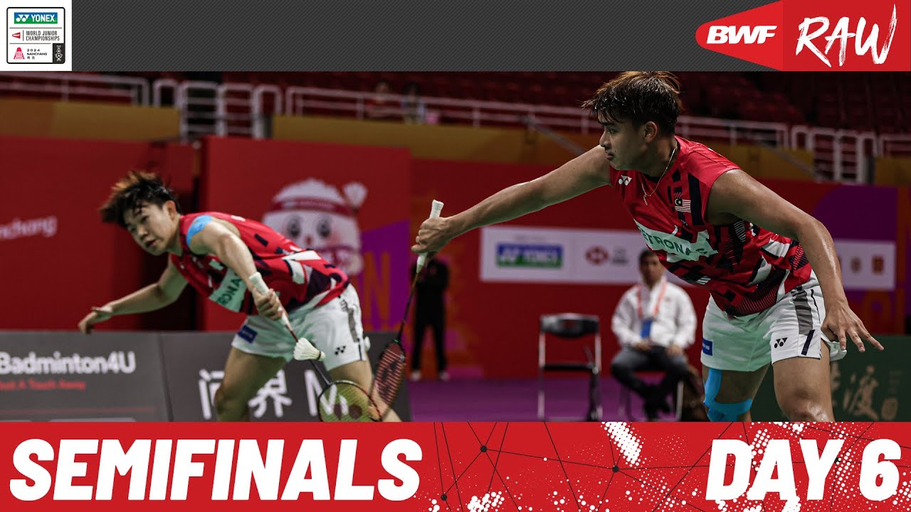 YONEX BWF World Junior Championships 2024 | Day 6 | Court 1 | Semifinals