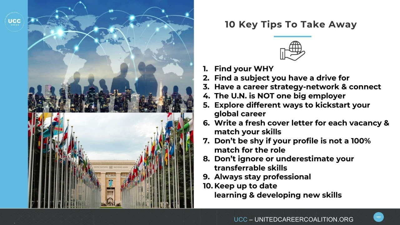 Top 10 international career tips in 10 minutes - how to kickstart a global career in 2025.