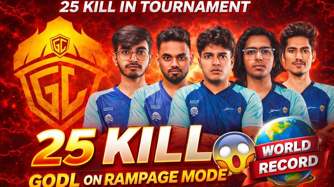 GodL💛 25 KILLS IN SEMI FINAL 😱 ERANGEL CHICKEN DINNER