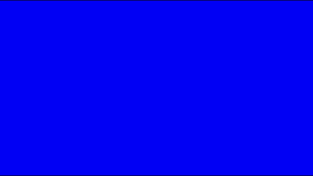 Tela azul com m&uacute;sica
