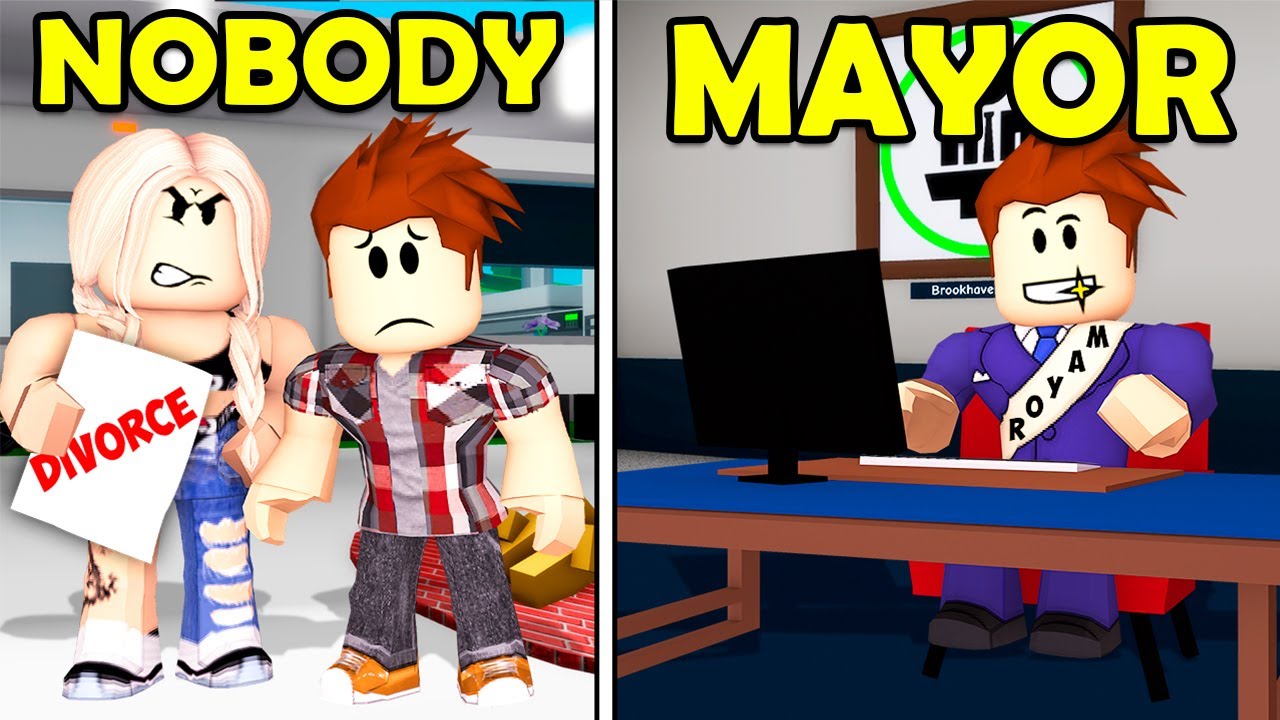NOBODY To MAYOR In Roblox Brookhaven..