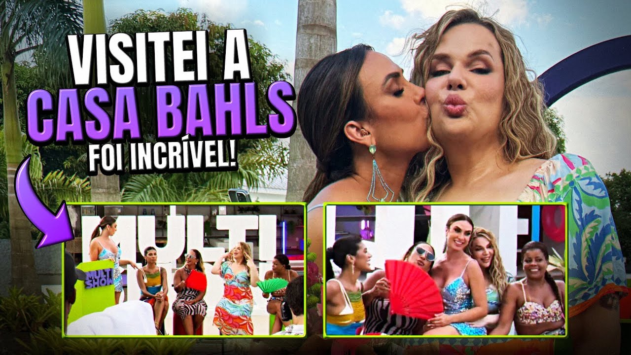 Visitei a CASA BAHLS e participei DO PROGRAMA da NICOLE no Multishow 📺
