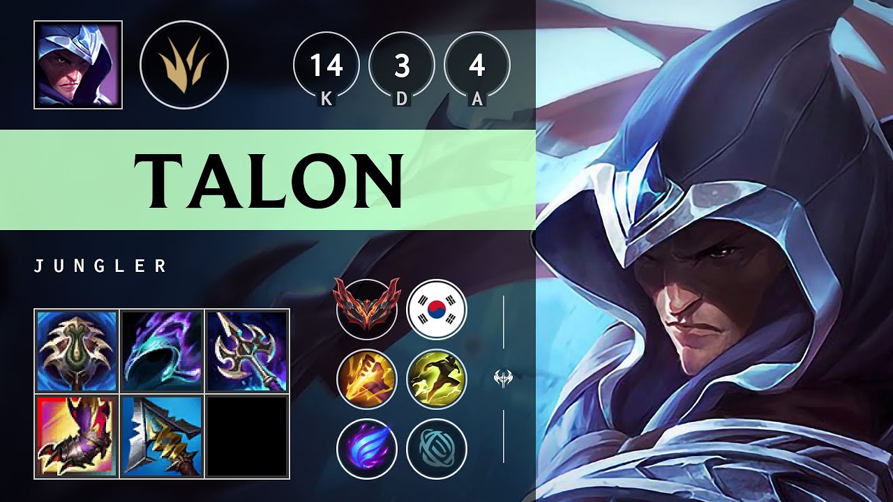 Talon Jungle vs Viego - KR Grandmaster Patch 25.21