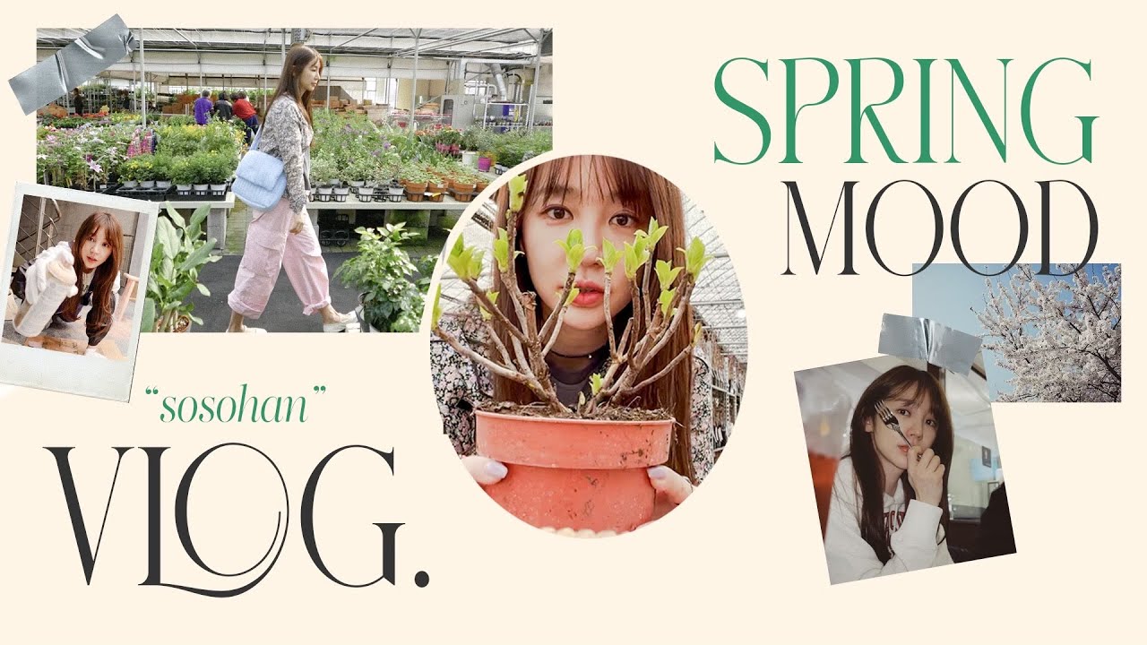 𝐕𝐥𝐨𝐠. 은혜에게 ‘봄’이 피었어요! 오랜만에 브이로그 '◡'✿ ㅣ 소소한 일상들!