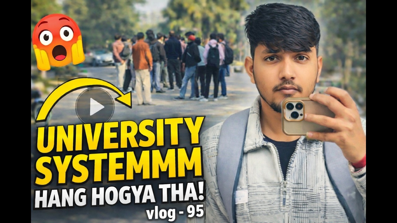 University System Hang Ho Gya 😳 |Application Likh k Di 😱 |Student Life Vlog - 95