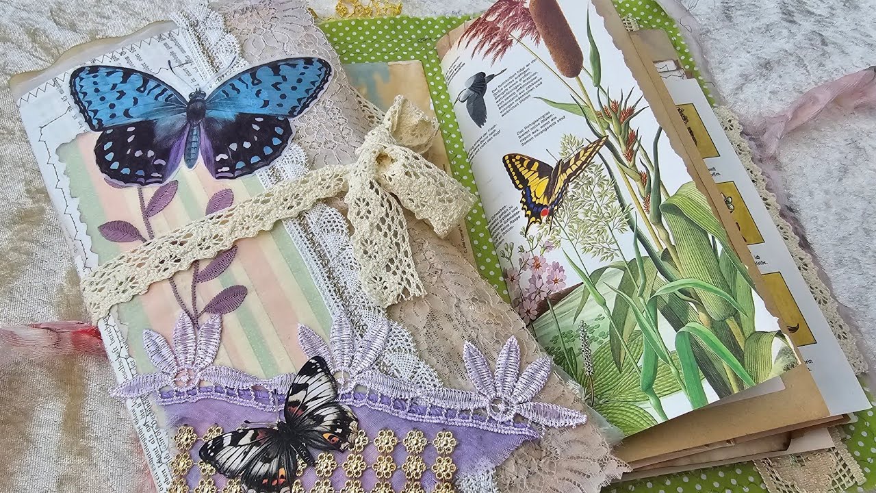 Gro&szlig;es Journal mit 30x15 Cover - Der ganze Vorgang- Naturbuchseiten in 