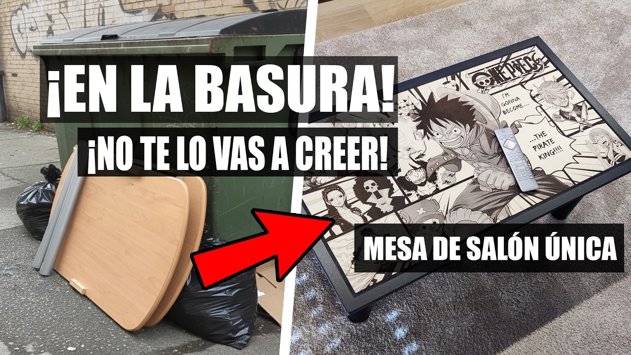 Mesa personalizada de One Piece DIY: grabado láser + piezas impresas en 3D