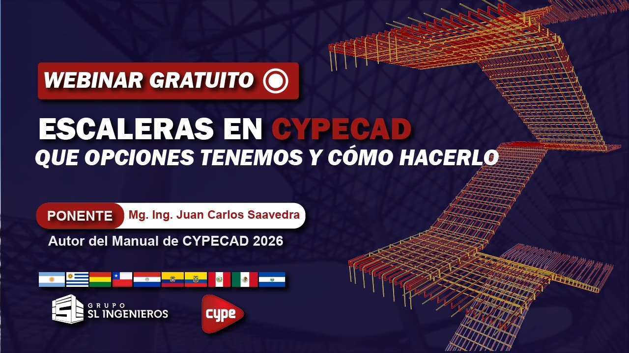 Introducción de Escaleras en CYPECAD