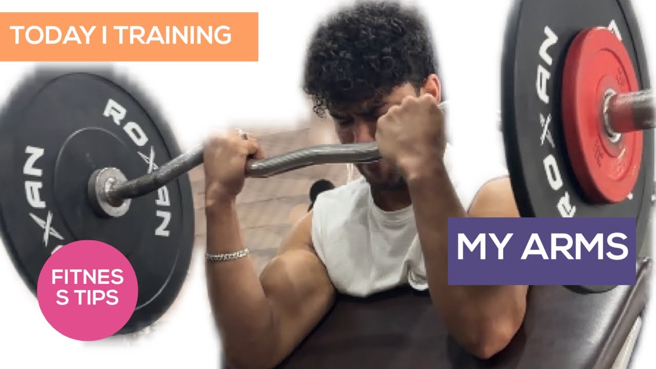 Day 8 of my vlog today I trained my arms 💪