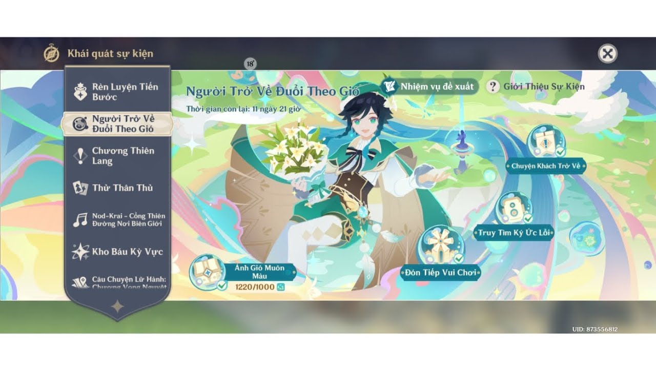 Người trở về đuổi theo gió #2 | Genshin impact 6.4