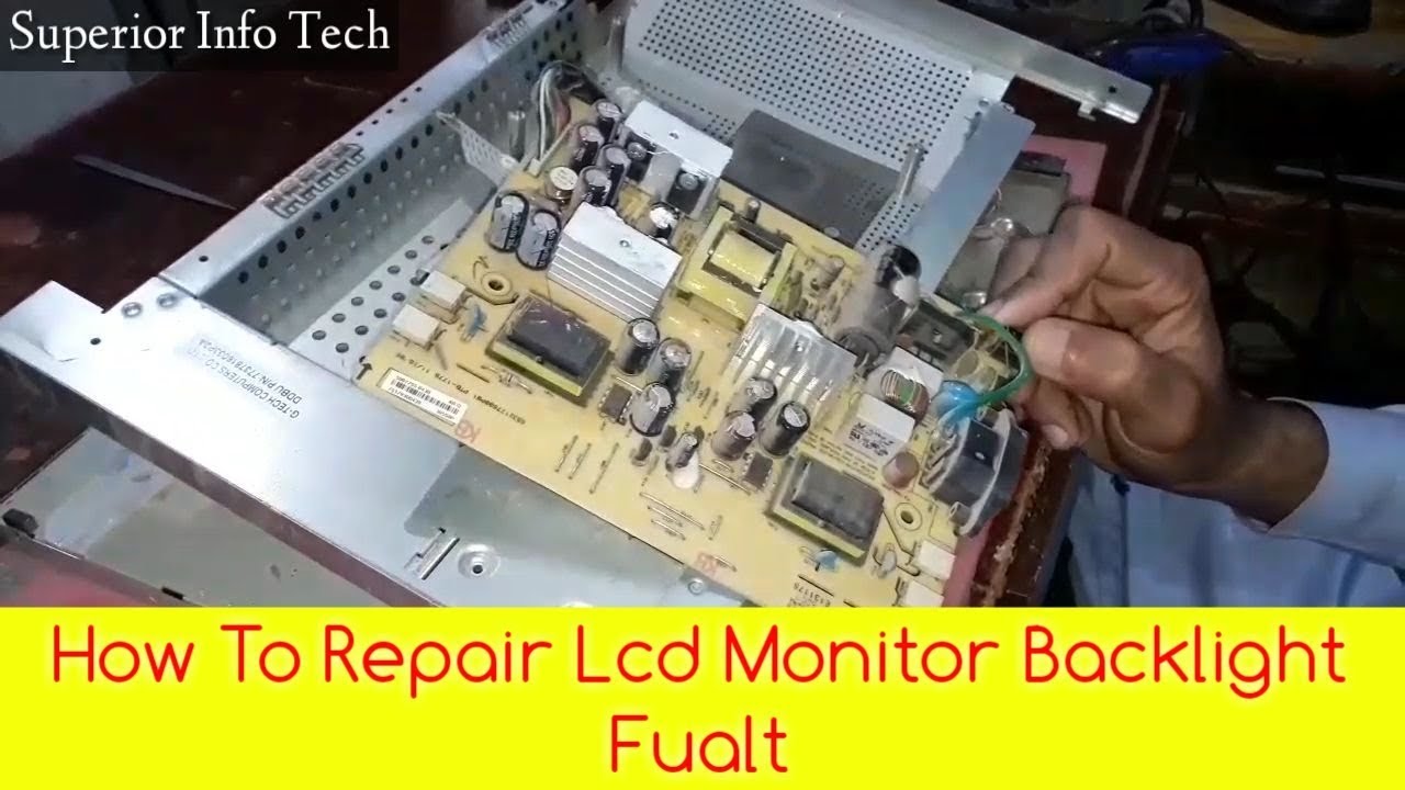How to Repair Dell Lcd Monitor Backlights in Urdu/Hindi