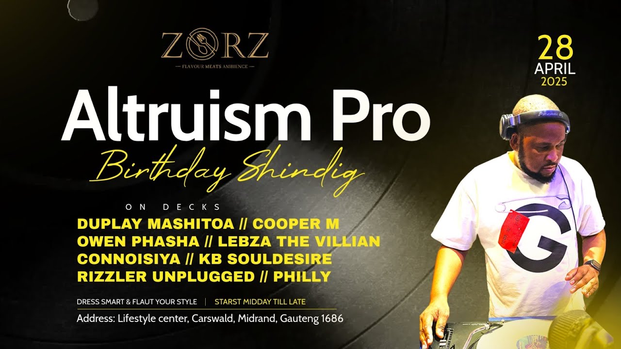 Duplay Live at Altruism Pro Birthday Shindig -ZORZ Luxury Chisanyama 2025 04 28