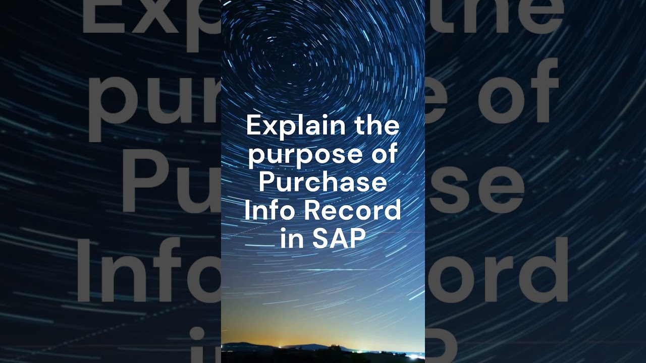 Top SAP MM Interview Questions & Answers - Q27