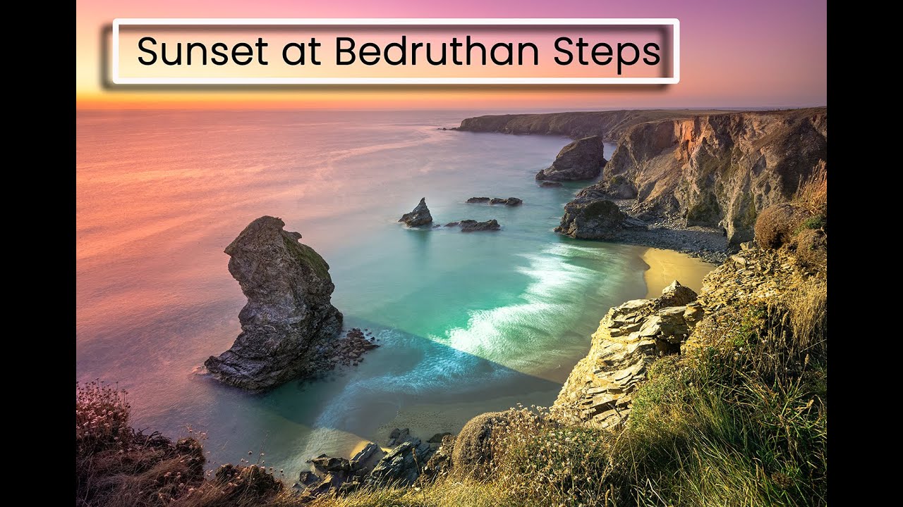 Sunset at Bedruthan Steps | Cornwall | Landscape Photography