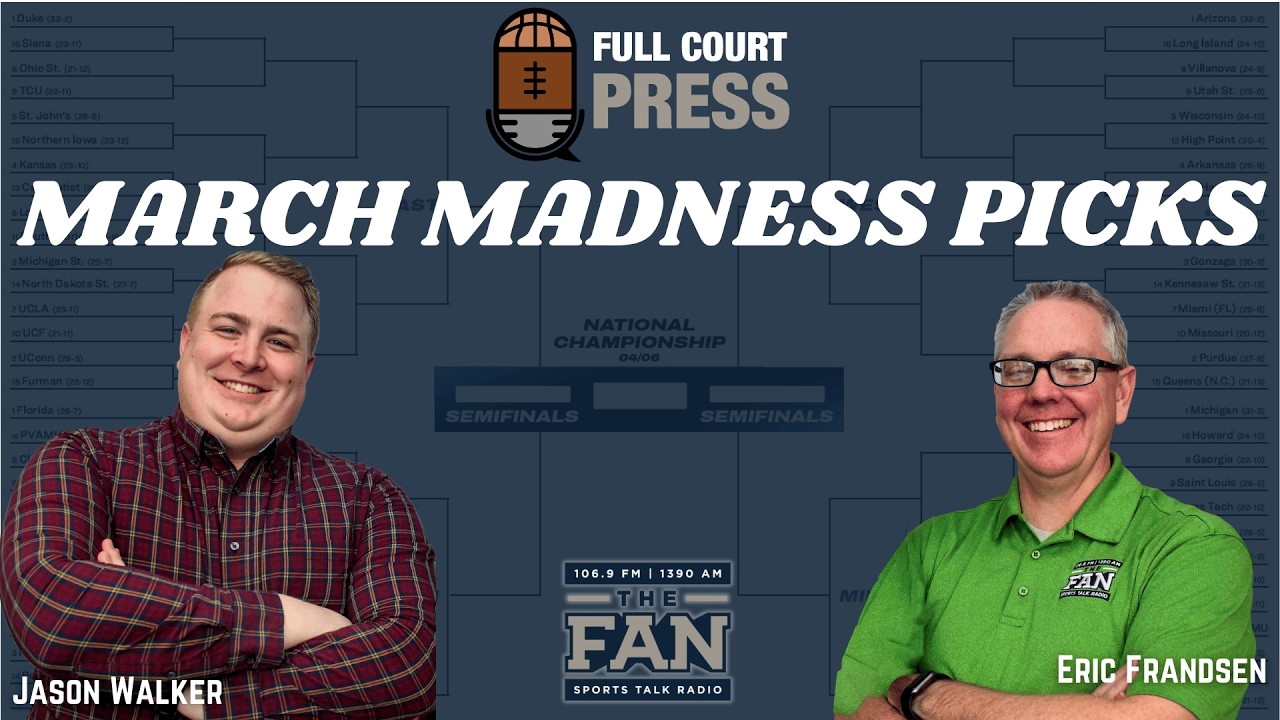 Eric and Jason reveal their March Madness brackets