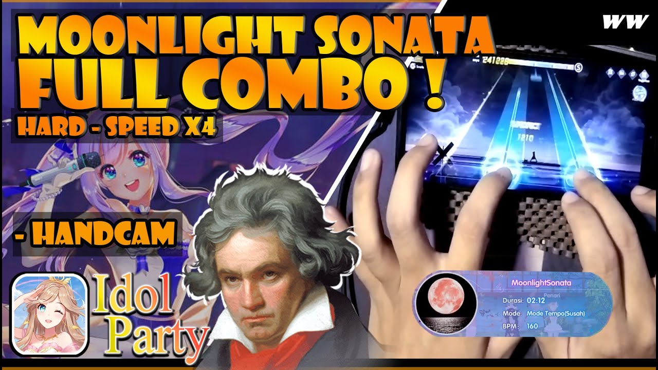 Idol Party - Moonlight Sonata [ Tempo Hard X4 ] FC! ( 250 Subs )