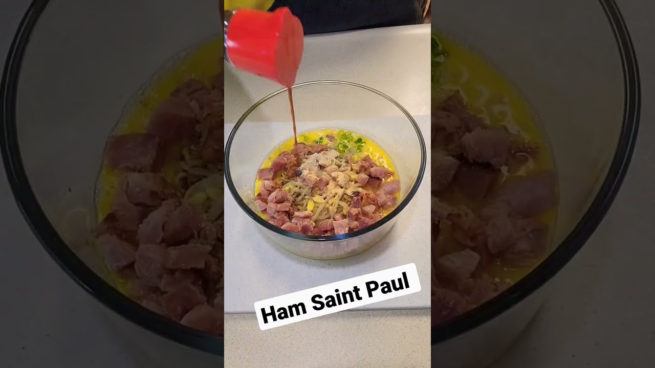 Saint Louis Ham Saint  Paul with Bean Sprouts  #hamsaintpaul
