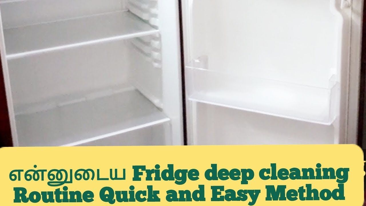 Fridge Deep Cleaning Routine - Quick and Easy Method | Anandham tamil