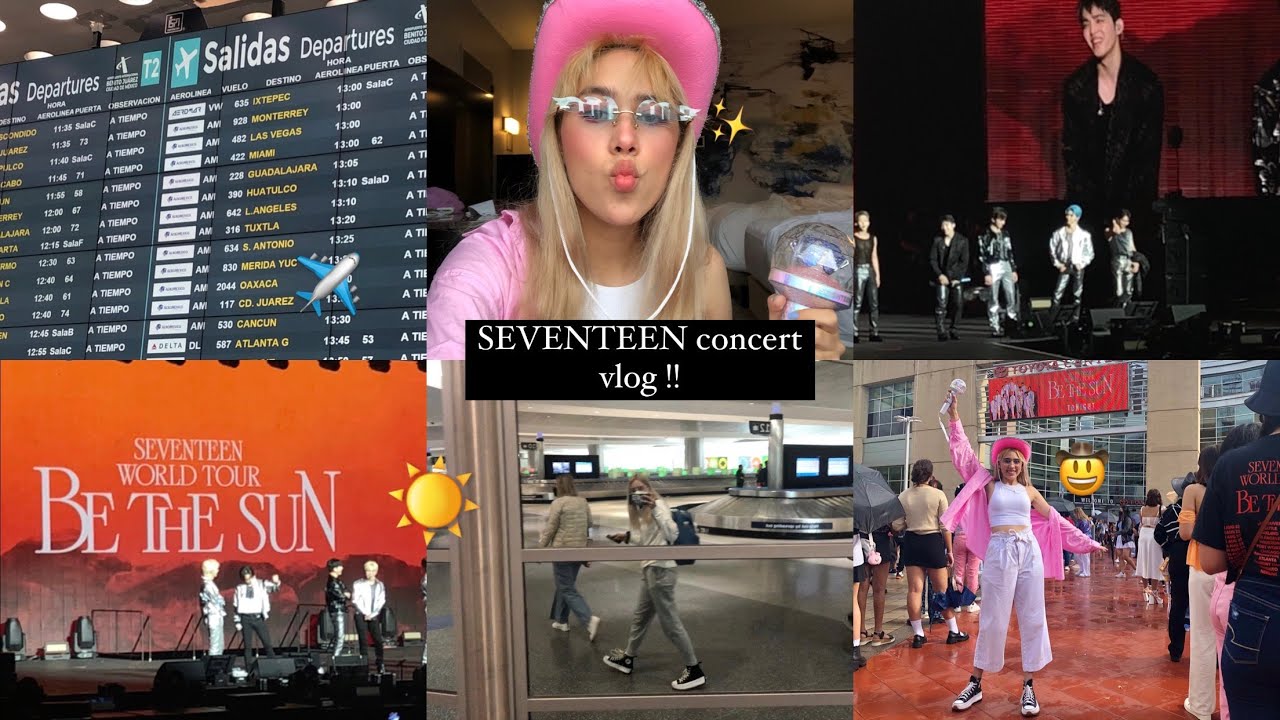 Falté a clases para ir a un concierto de K-pop 🤠 SEVENTEEN BE THE SUN WORLD TOUR
