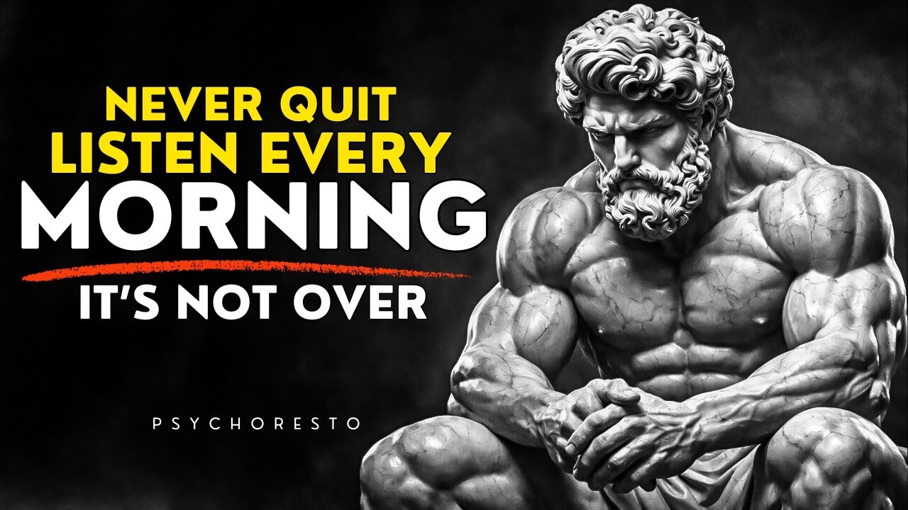IT'S NOT OVER UNTIL YOU WIN &ndash; Morning Stoic Motivation | STOICISM