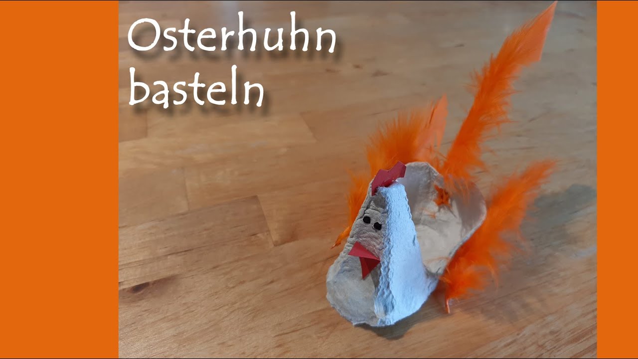 Osterhuhn basteln🐔