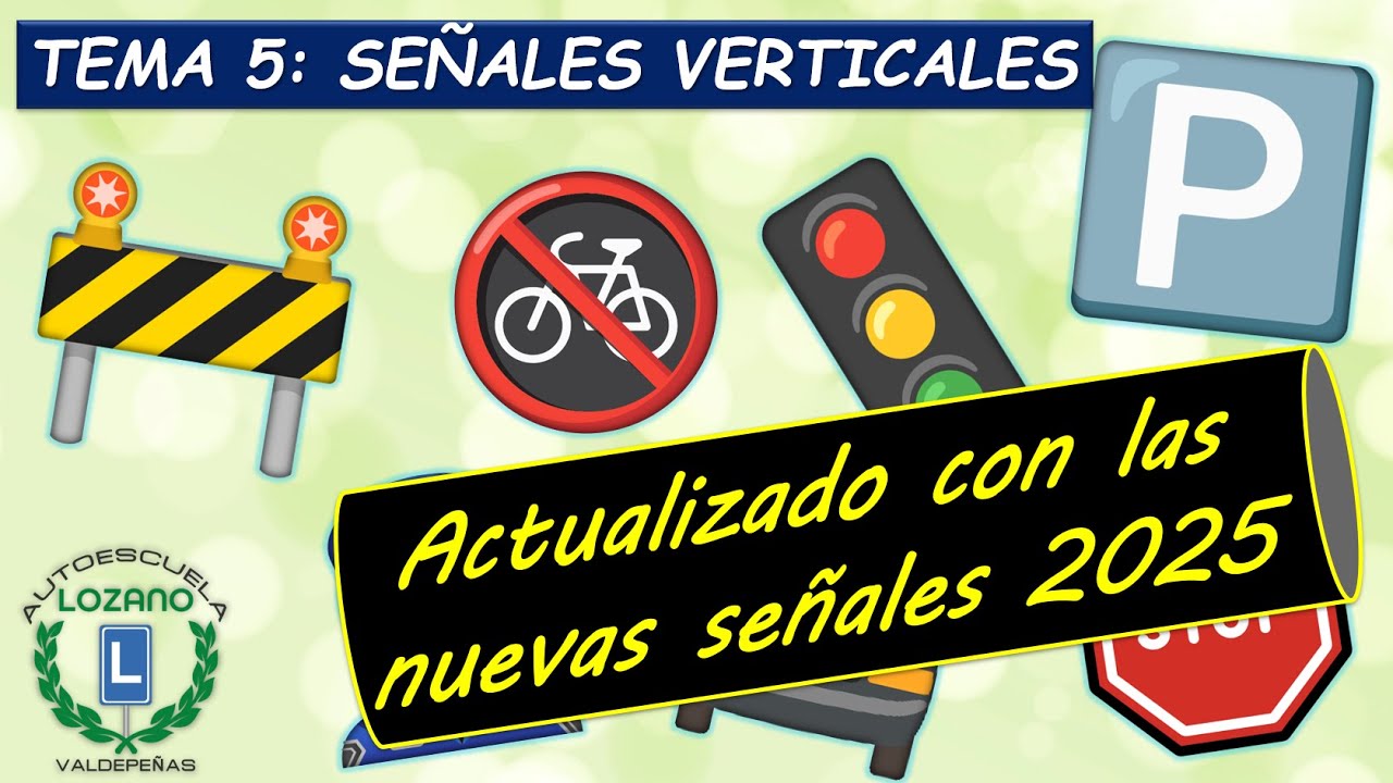 INTENSIVO PERMISO B - TEMA 5 SEÑALES DE PELIGRO Y REGLAMENTACION