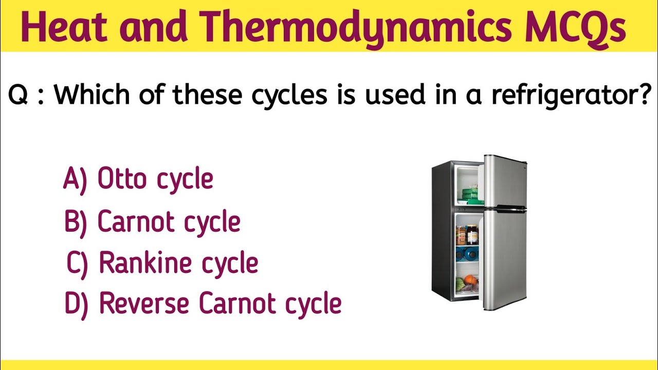 Heat and thermodynamics mcqs | thermodynamics mcqs | heat and thermodynamics physics mcqs
