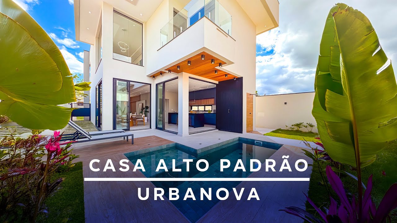 CASA ALTO PADR&Atilde;O COM 4 SU&Iacute;TES &Agrave; VENDA EM CONDOM&Iacute;NIO FECHADO &ndash; URBANOVA - S&Atilde;O JOS&Eacute; DOS CAMPOS-SP