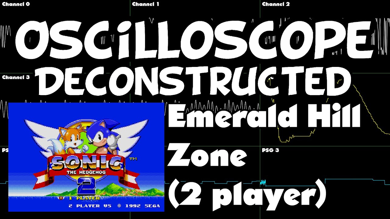 Sonic 2 - Emerald Hill Zone (2 player) - Oscilloscope Deconstruction