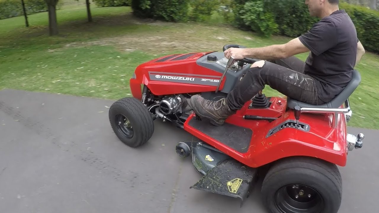 Race Mower Part 46 It's done! MOWZUKI 30 Speed/LSD