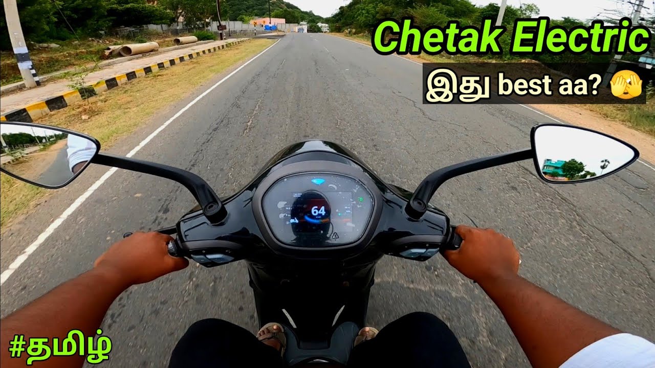 Bajaj chetak 2024❤| Electric scooter💥|Test ride review|130km Range🔥|Top speed|on road price in தமிழ்