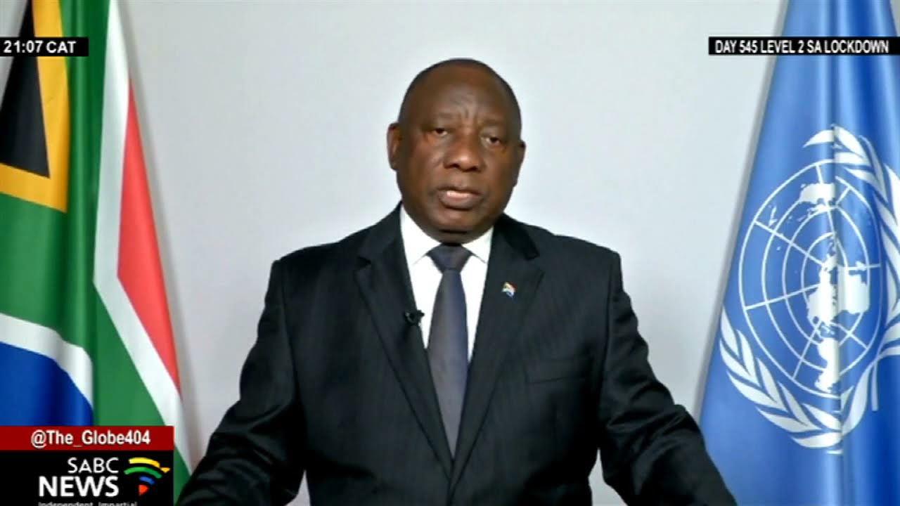 76th UNGA | President Ramaphosa calls on UN to address reparations for slave trade victims